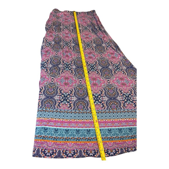 Cynthia Rowley Women’s Long Paisley Maxi Skirt Size Medium Pink/Blue Patterned - Picture 5 of 8